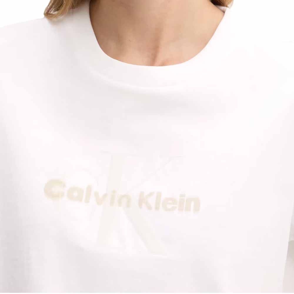 CALVIN KLEIN SS LIQUID CK CROPPED TEE LV047AB814 3