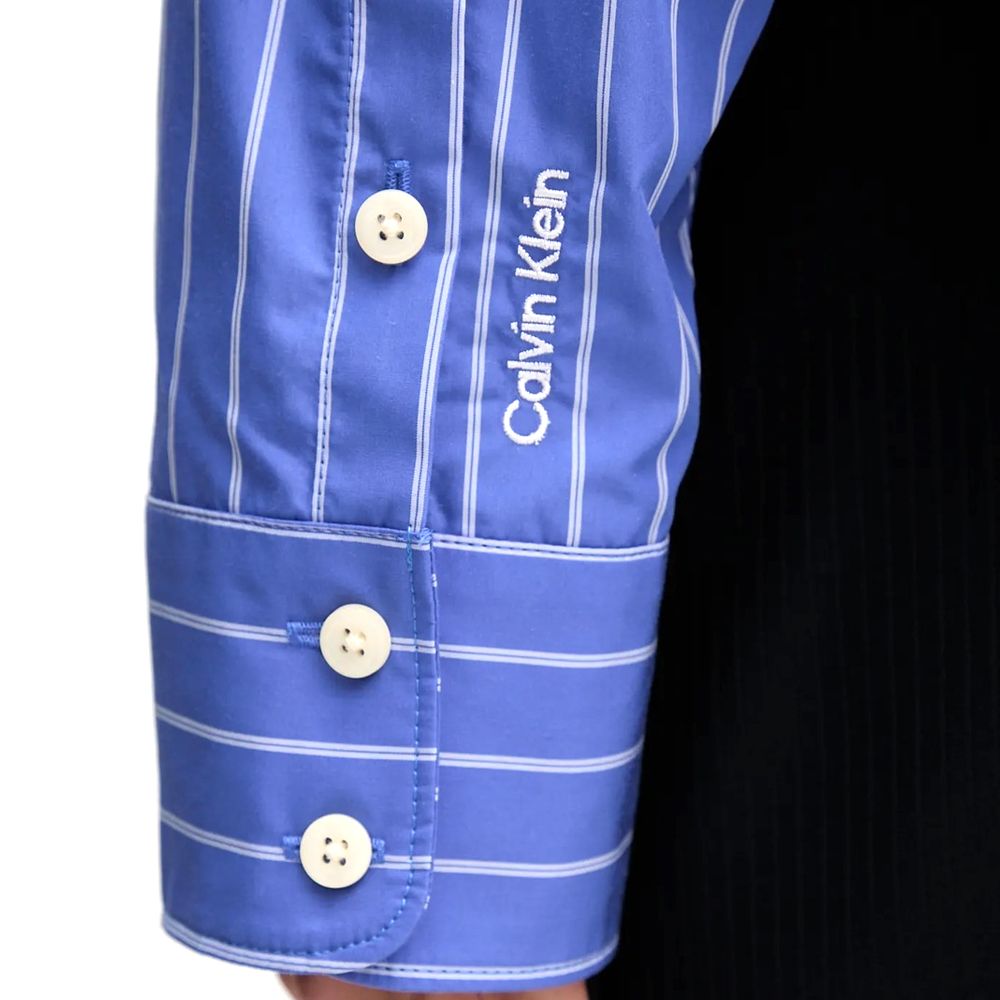 CALVIN KLEIN YD STRIPE BOXY CROPPED SHIRT LV047C118G 3