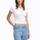 CALVIN KLEIN A- WOVEN LABEL 2X2 RIB BABY TE LV047C200G 1