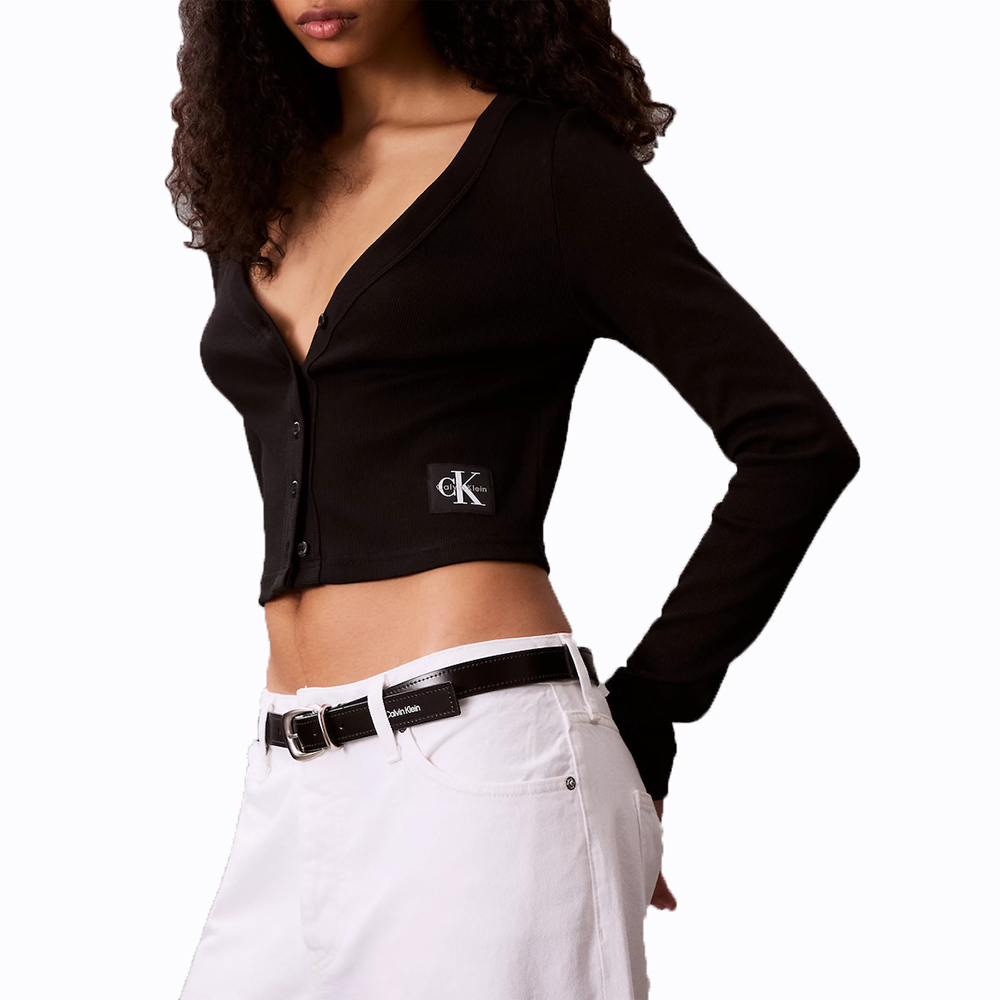 CALVIN KLEIN A-LS WVN LBL 2X2 CTT LV047C204G 3