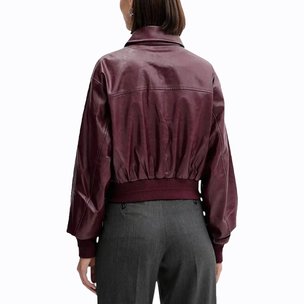 CALVIN KLEIN A-Crppd Crnkl Fx Lth LV047C518G 2