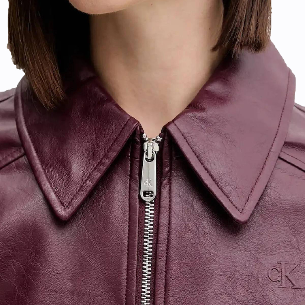 CALVIN KLEIN A-Crppd Crnkl Fx Lth LV047C518G 3