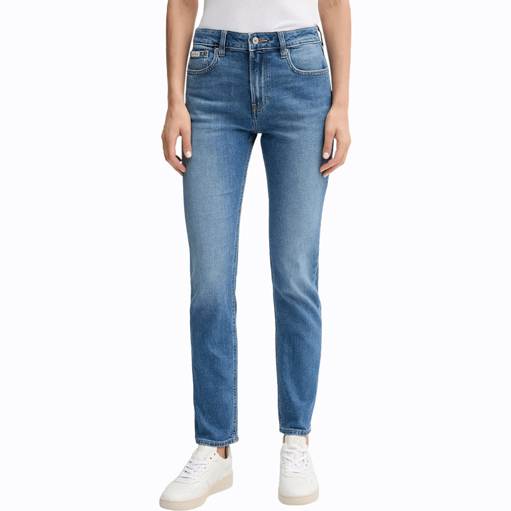 CALVIN KLEIN MID RISE SLIM INDIGO CHANNEL  LV047C779G 1