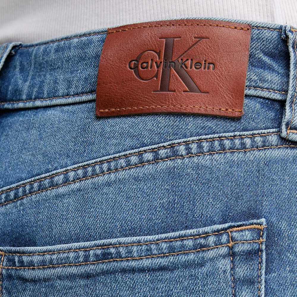 CALVIN KLEIN MID RISE SLIM INDIGO CHANNEL  LV047C779G 3
