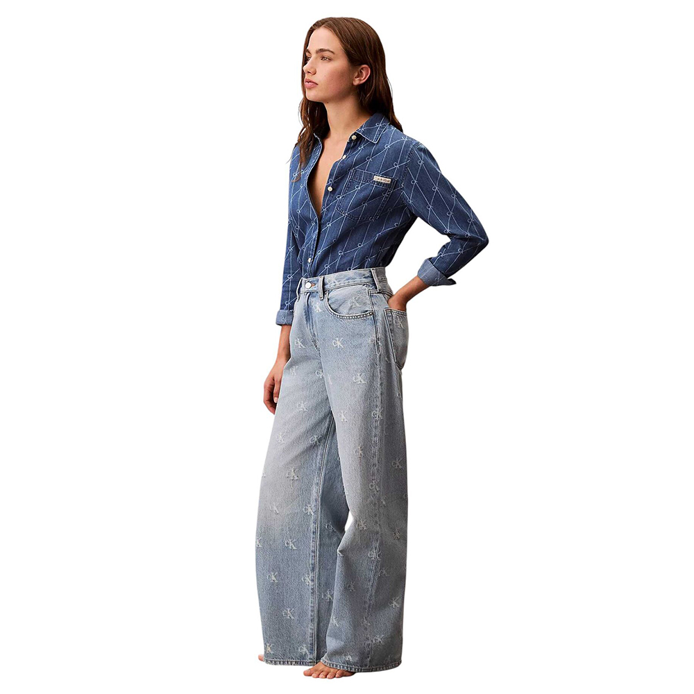 CALVIN KLEIN TH WD LG CK DSTRSSD LV047C785G 4