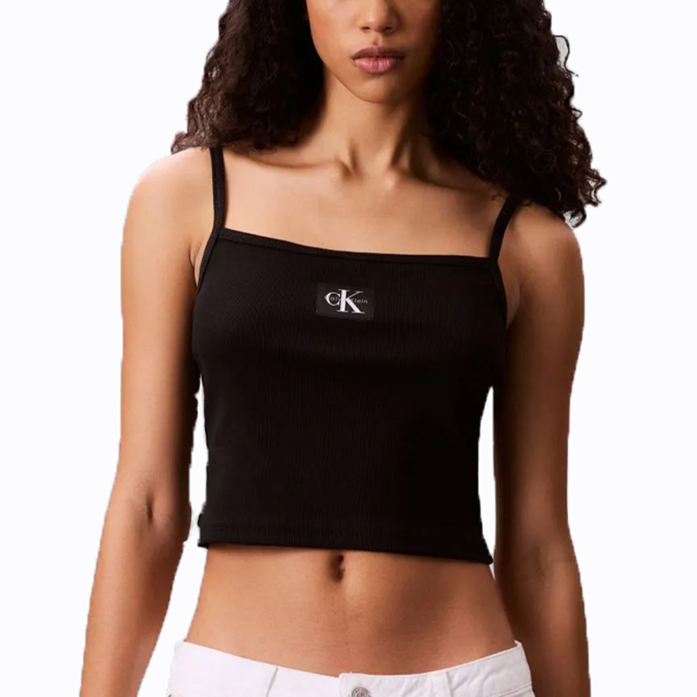 CALVIN KLEIN A- WOVEN LABEL RIB CAMI  LV047C908G 1