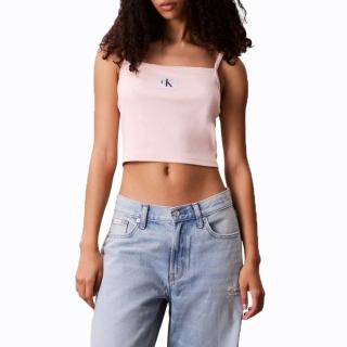 CALVIN KLEIN A- WOVEN LABEL RIB CAMI  LV047C908G