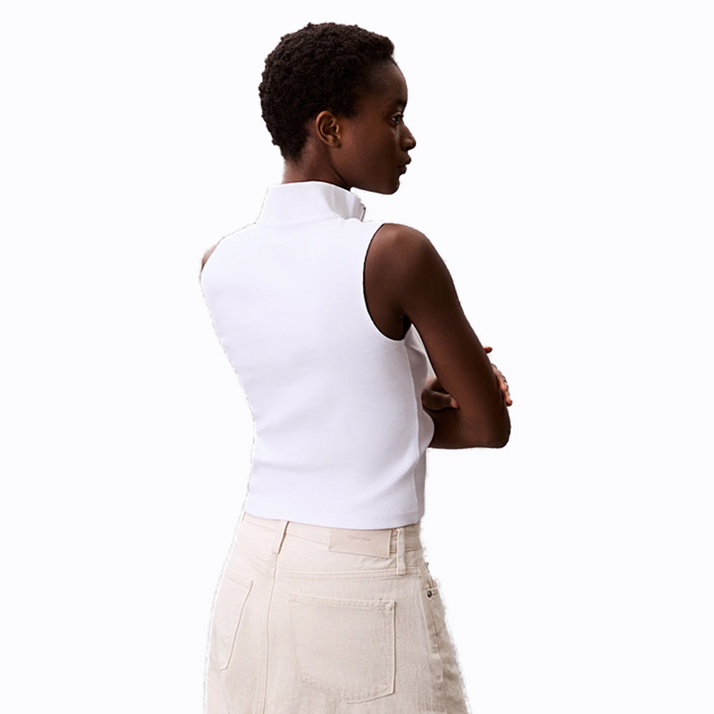 CALVIN KLEIN A- WOVEN LABEL SL QZ TOP LV047C909G 2