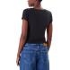 CALVIN KLEIN A- SS WOVEN LABEL RIB VNECK TE LV047C910G 2