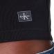 CALVIN KLEIN A- SS WOVEN LABEL RIB VNECK TE LV047C910G 3