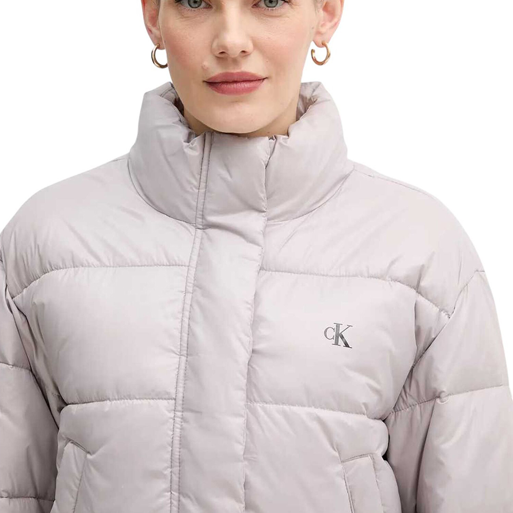 CALVIN KLEIN SHINE CROP PUFFER JACKET LV047D504G 3
