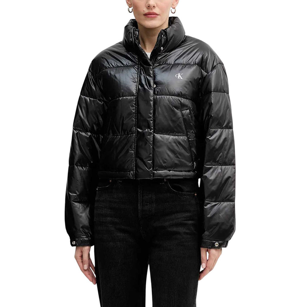 CALVIN KLEIN SHINE CROP PUFFER JACKET LV047D504G 1