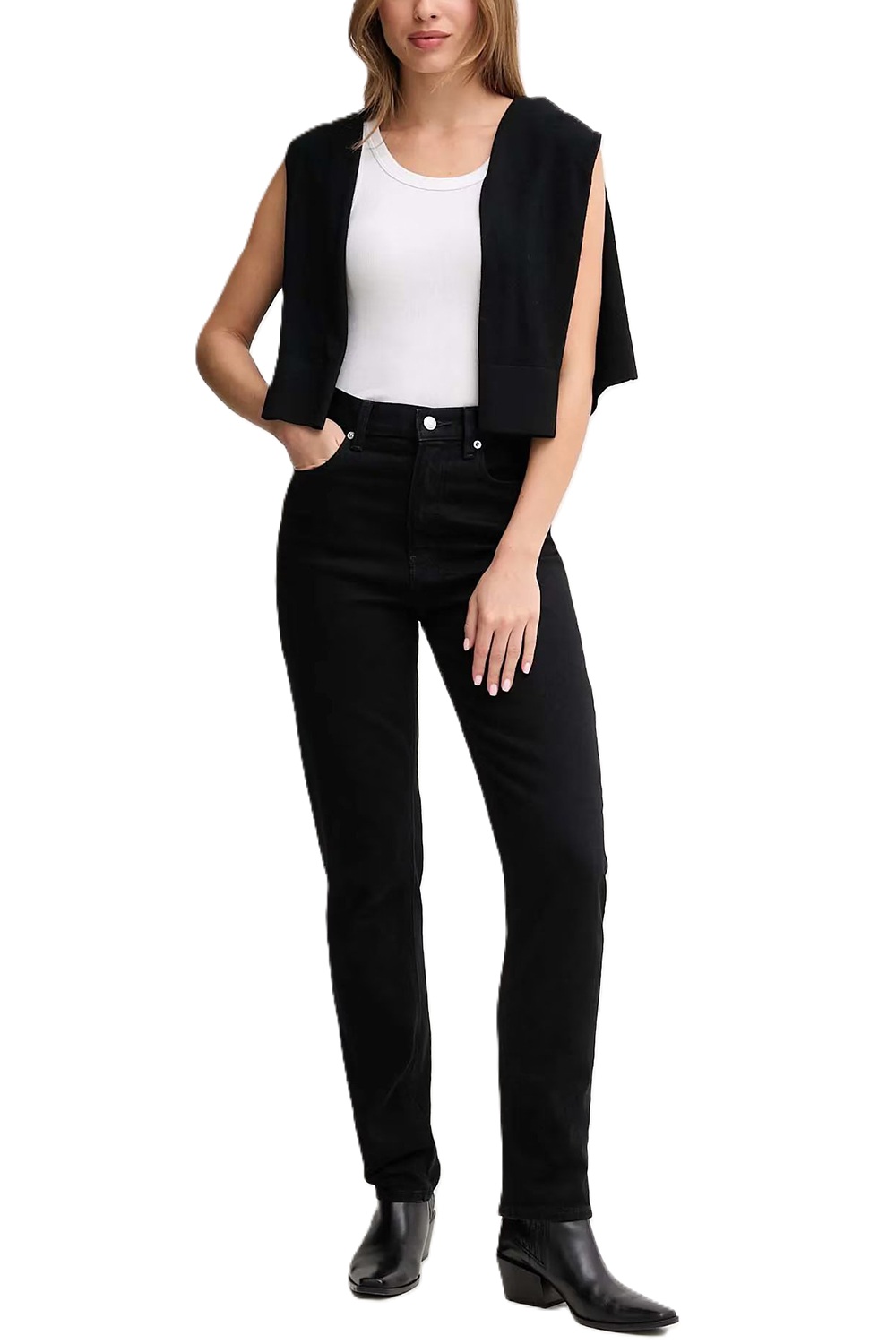 CALVIN KLEIN NEW MOM JEAN SOFT BLACK LV047D843G 4
