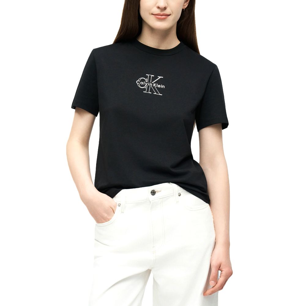 CALVIN KLEIN SS CLASSIC FOIL MONOLOGO TEE LV047D873G 1