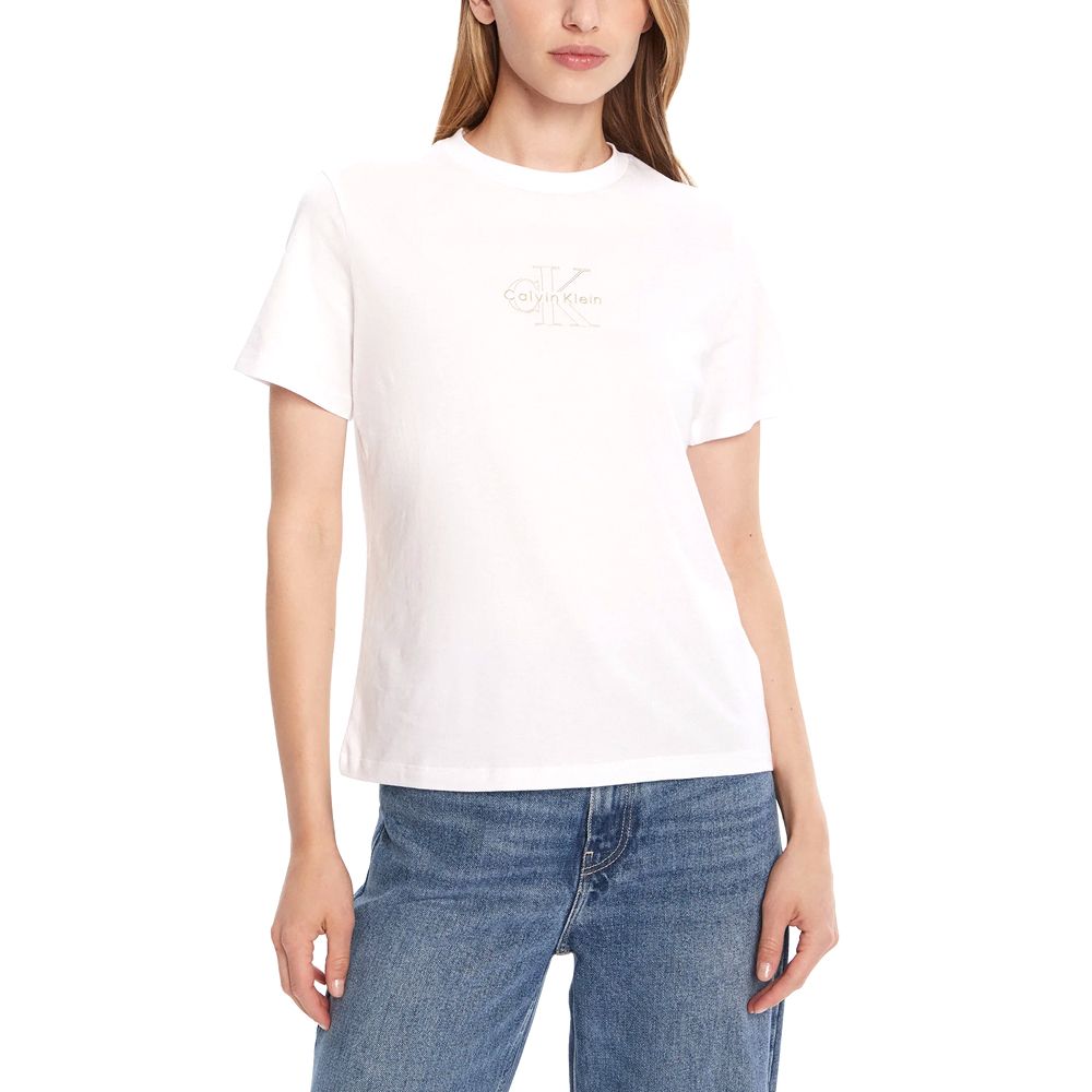 CALVIN KLEIN SS CLASSIC FOIL MONOLOGO TEE LV047D873G 1