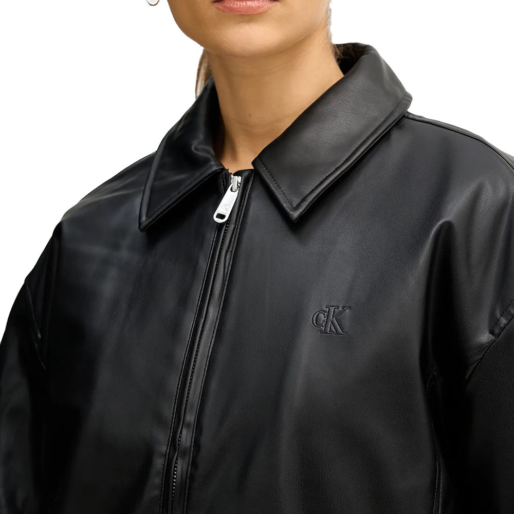 CALVIN KLEIN FAUX LEATHER INSULATED BOMBER LV047E507G 3