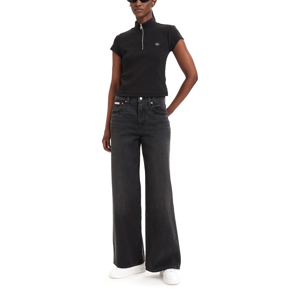 CALVIN KLEIN THE WIDE LEG EVENING BLACK LV047E700G 4