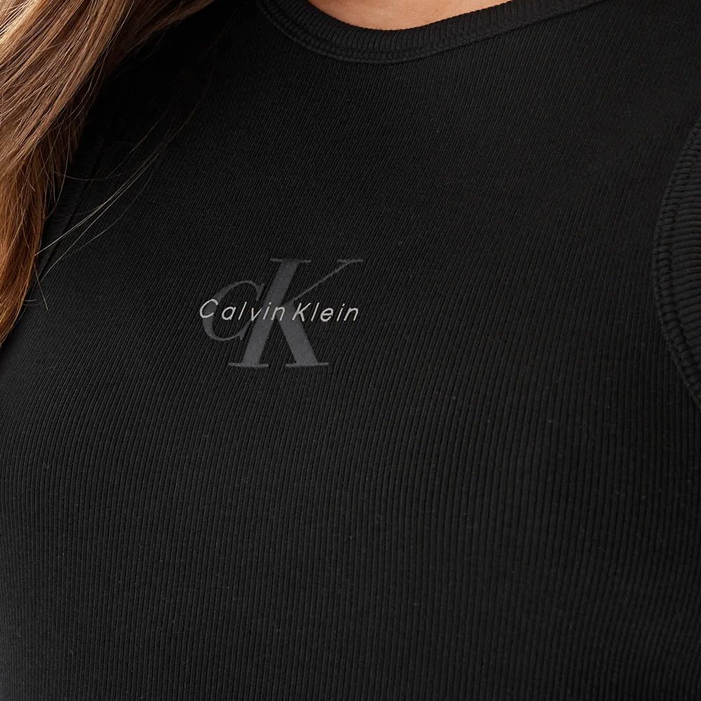 CALVIN KLEIN SL MONOLOGO BABY RIB TANK MIDI LV047F242G 3