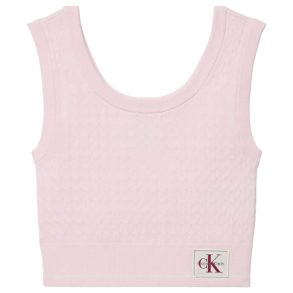 CALVIN KLEIN SL WOVEN LABEL CABLE BRALETTE LV047F319G 1
