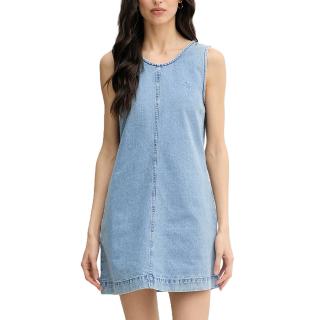 CALVIN KLEIN SLVLSS DENIM SHIFT DRESS COAST LV047F499G