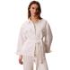 CALVIN KLEIN WHS CINCHED JACKET CHALK WHITE LV047F759G 1