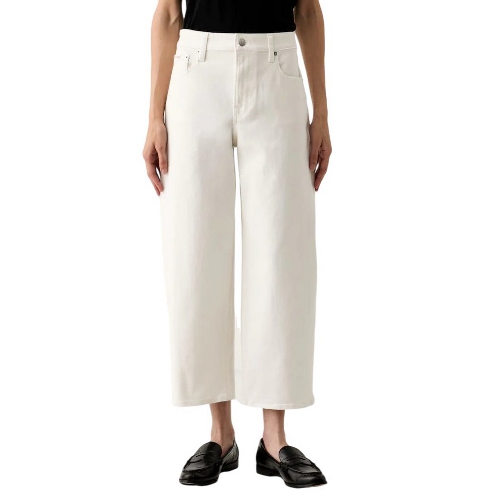 CALVIN KLEIN COTTON CROPPED BARREL LEG PANT LV047G619G 1