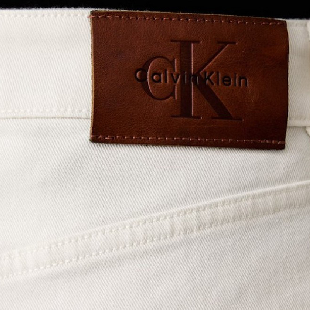 CALVIN KLEIN COTTON CROPPED BARREL LEG PANT LV047G619G 3