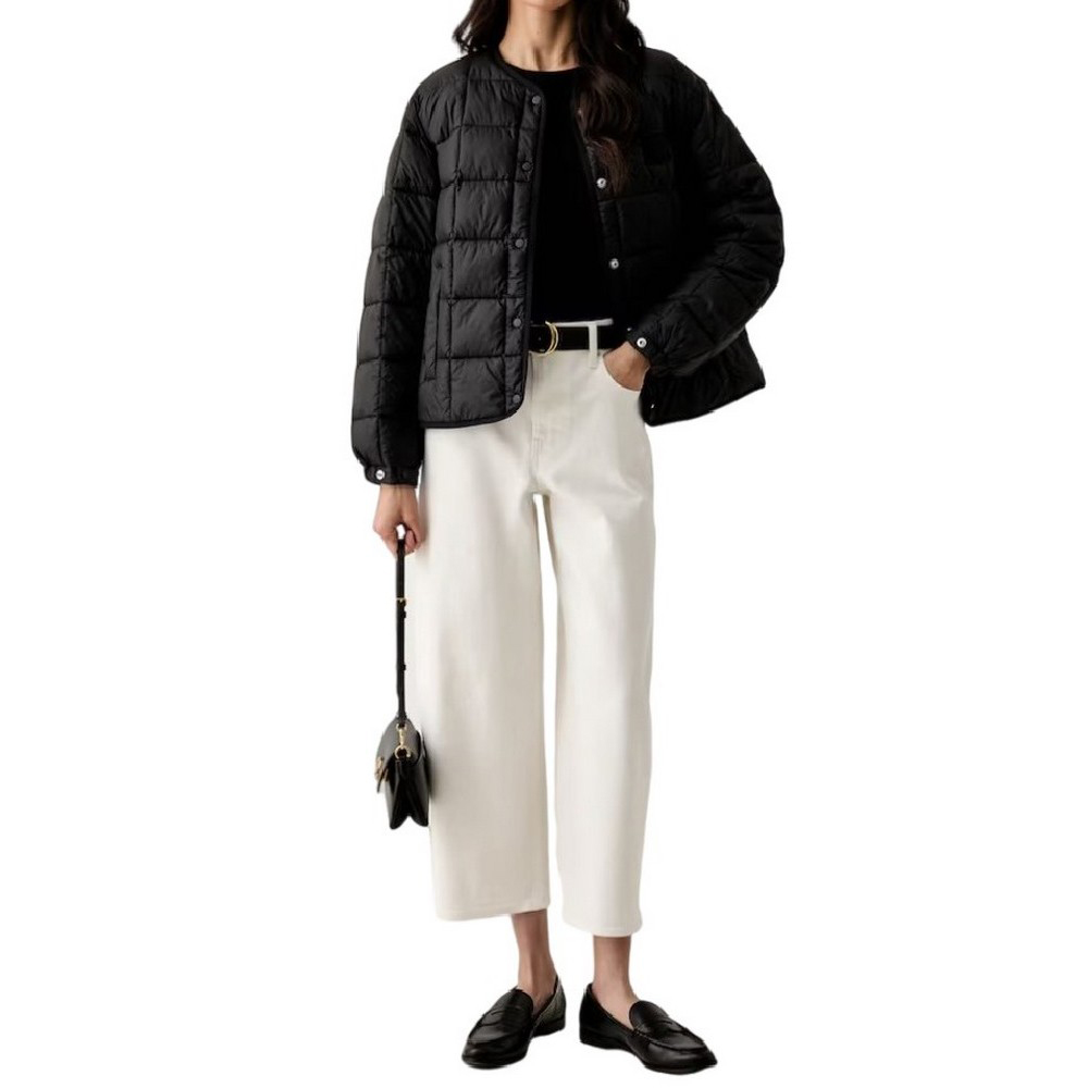 CALVIN KLEIN COTTON CROPPED BARREL LEG PANT LV047G619G 4