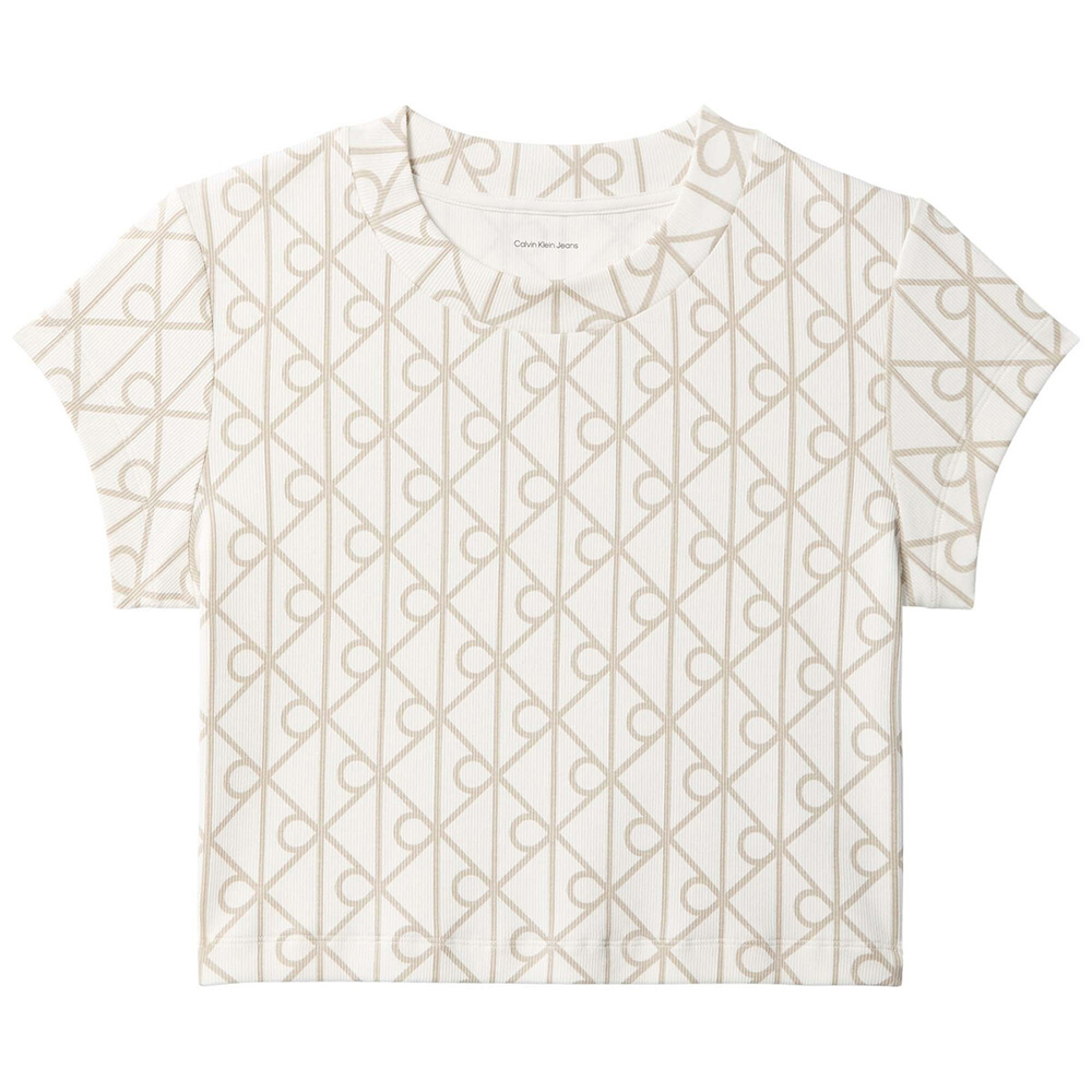 CALVIN KLEIN A- MONOLOGO BABY TEE LV047G830G 4