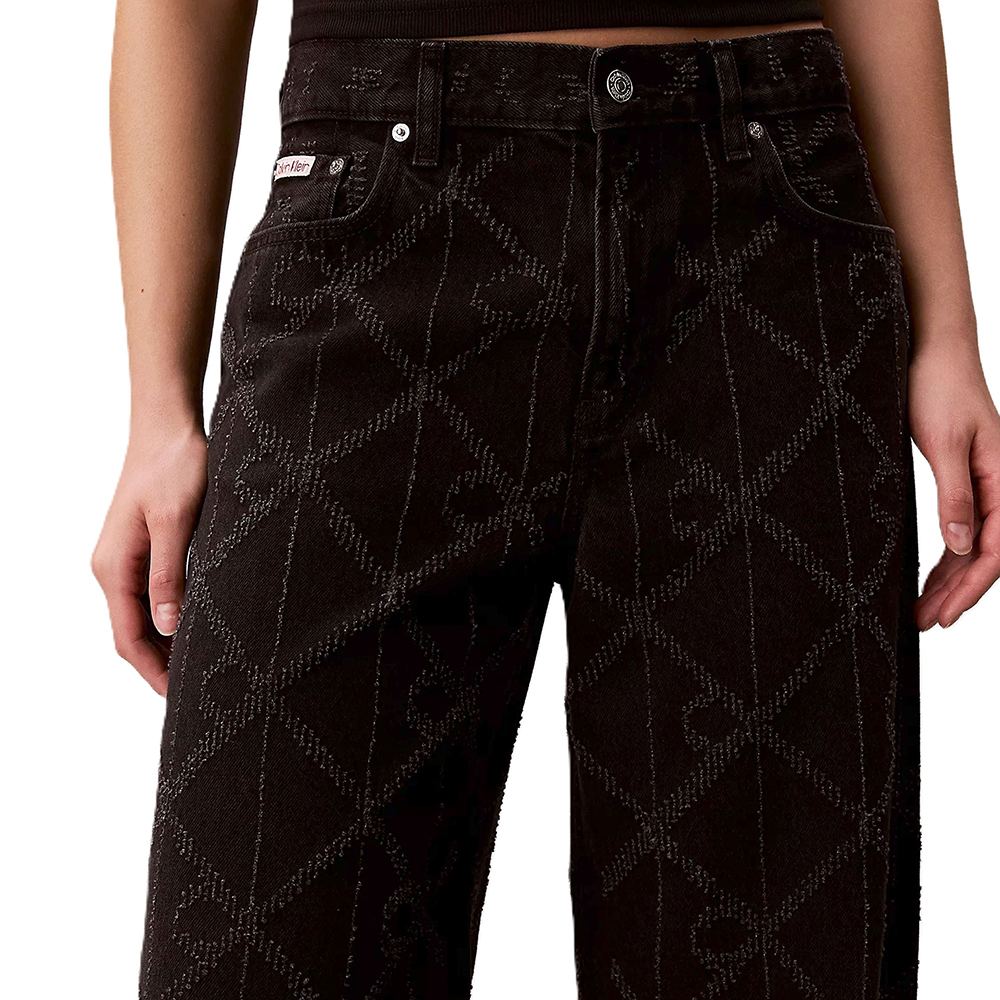 CALVIN KLEIN LOW RISE BAGGY CK WORN BLACK LV047H756G 2