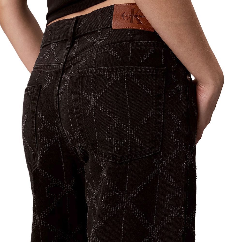 CALVIN KLEIN LOW RISE BAGGY CK WORN BLACK LV047H756G 3