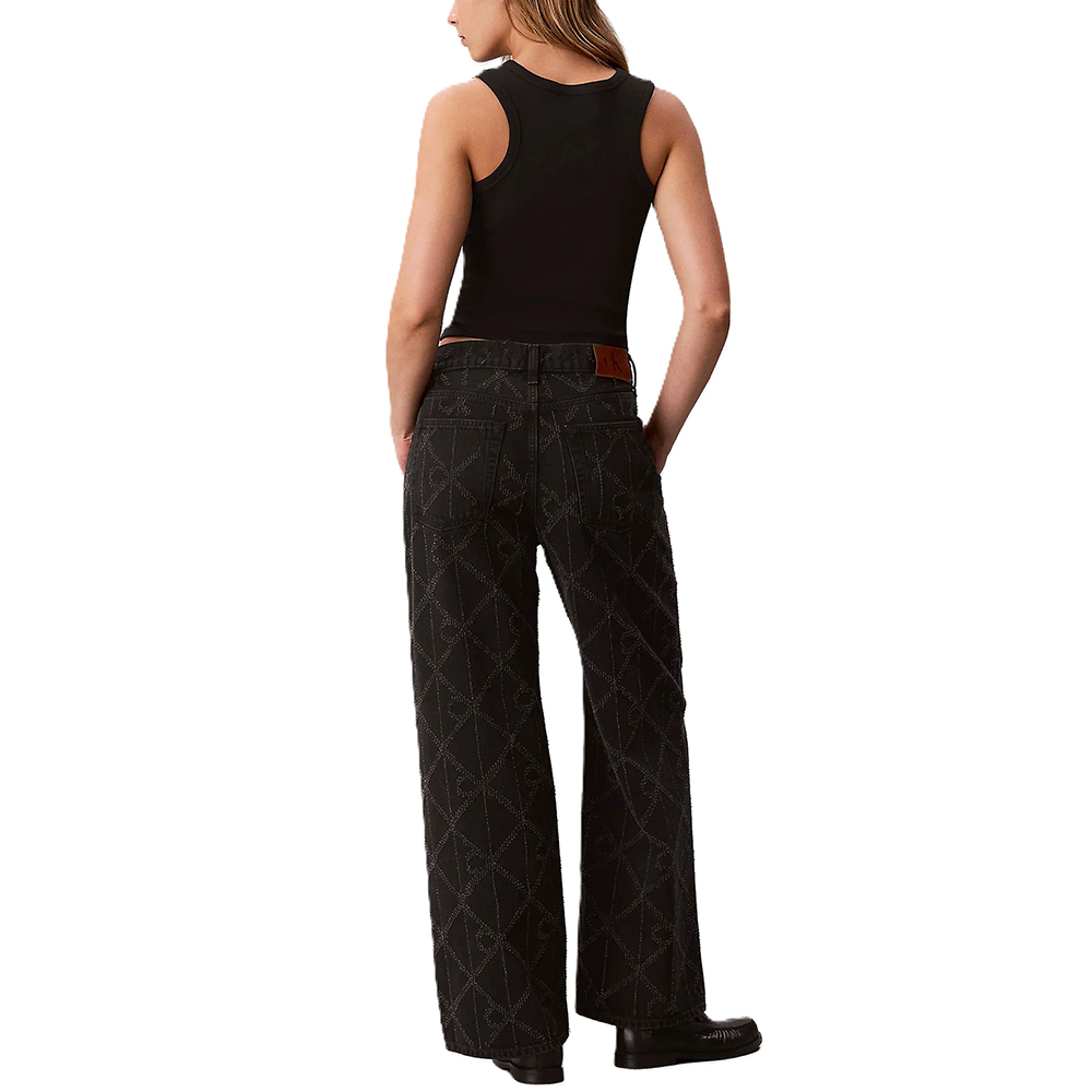 CALVIN KLEIN LOW RISE BAGGY CK WORN BLACK LV047H756G 4