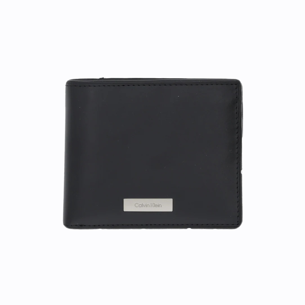 CALVIN KLEIN PLAQUE BILLFOLD w/ COIN LV04D1067G 1