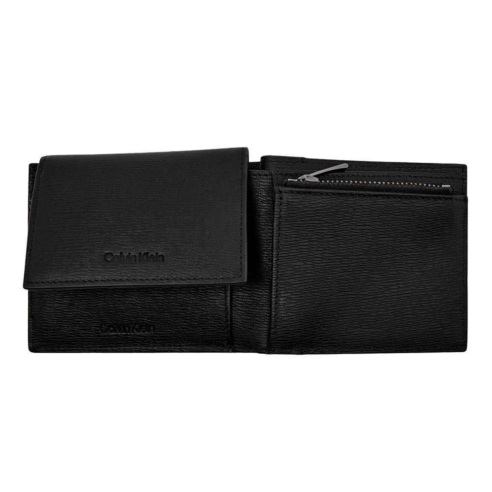 CALVIN KLEIN SAFFIANO BILLFOLD w CARD + COI LV04D1074G 2