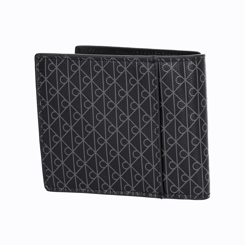 CALVIN KLEIN COATED EW BILL FOLD w/ COIN LV04D1085G 2