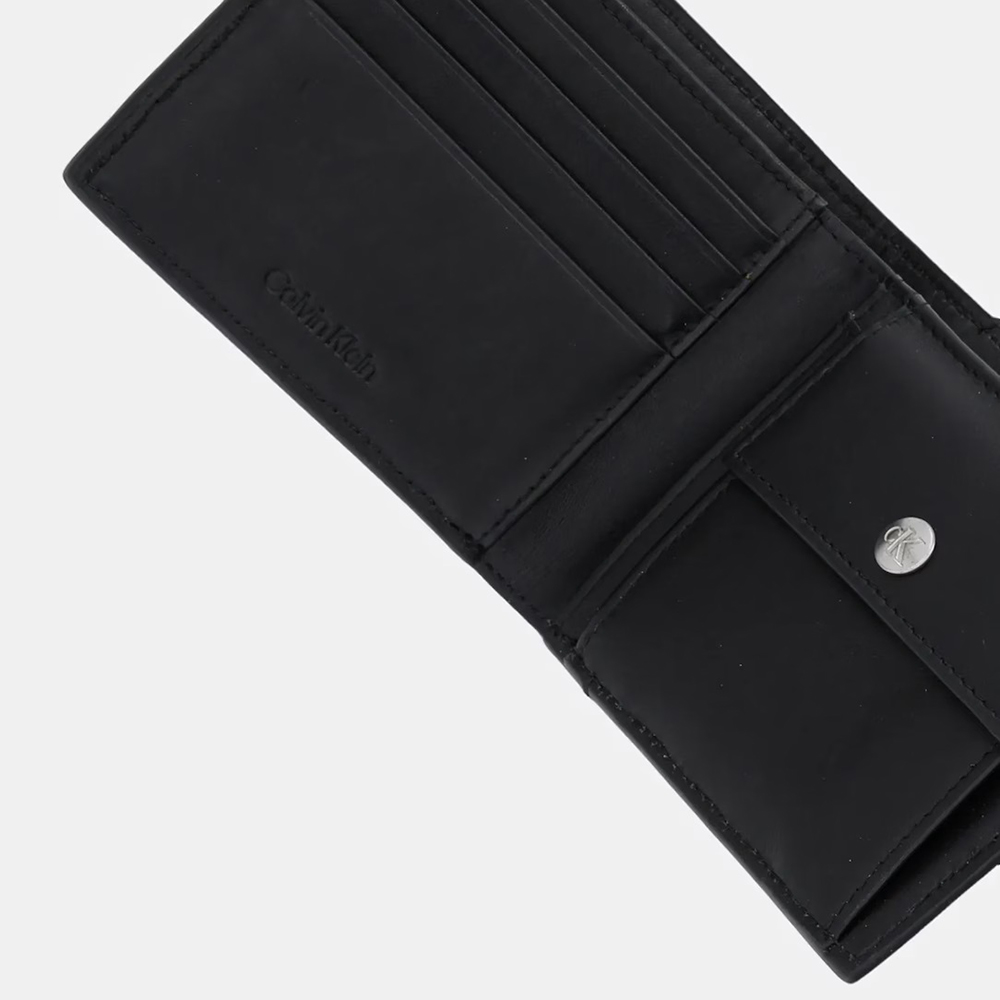 CALVIN KLEIN COATED EW BILL FOLD w/ COIN LV04D1085G 3