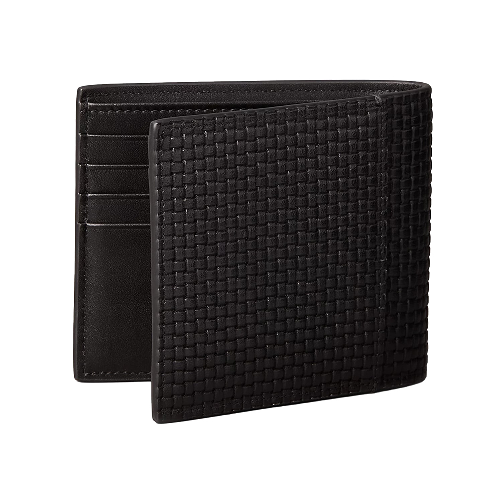 CALVIN KLEIN EMBOSSED WOVEN BILLFOLD W/ COI LV04D1125G 3