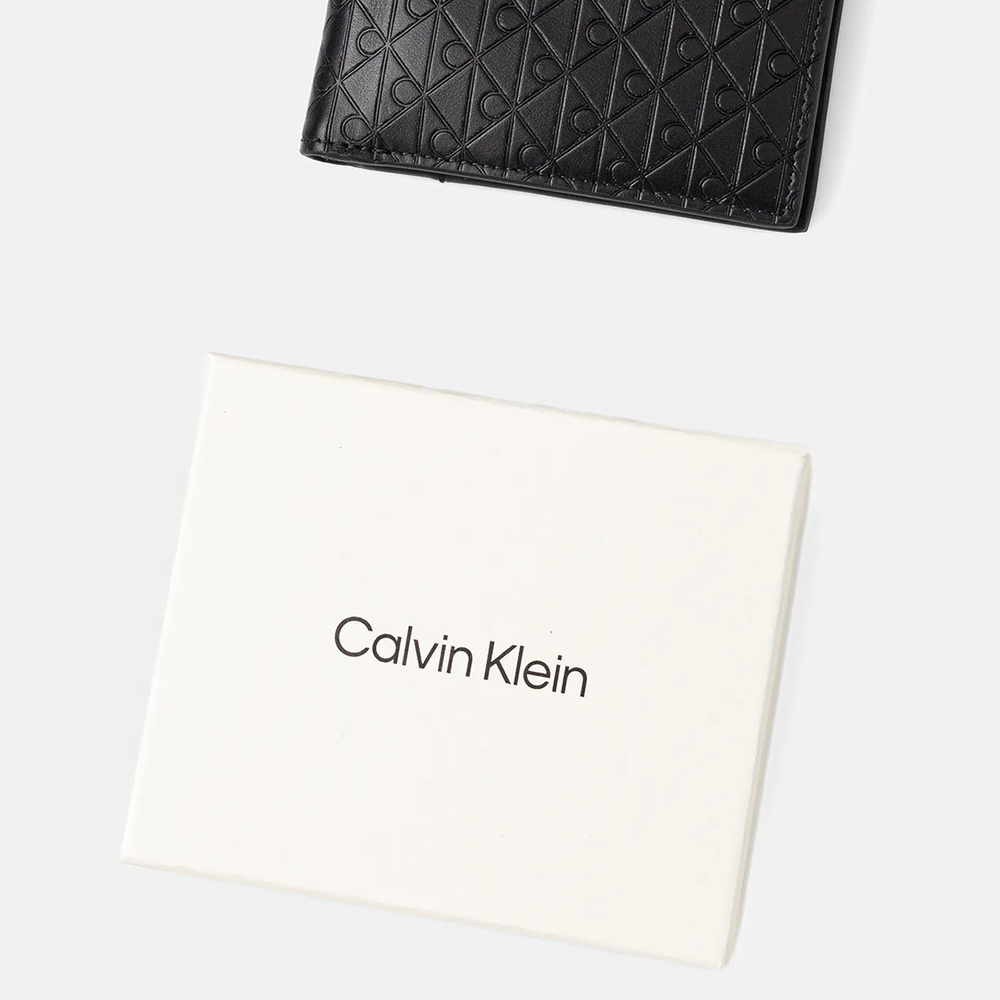 CALVIN KLEIN EMBLEM EMBOSS BILLFOLD W/ COIN LV04D1129G 4