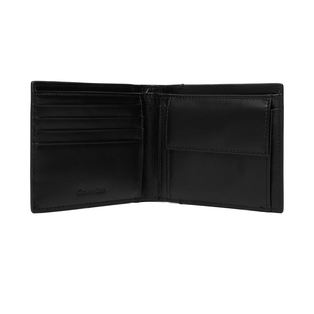 CALVIN KLEIN RAISED EW BILL FOLD w/ COIN LV04D1163G 3
