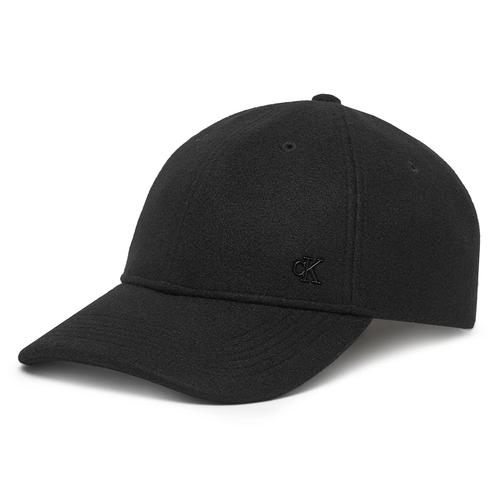 CALVIN KLEIN FELT w METAL PLAQUE CAP LV04D5054G 1