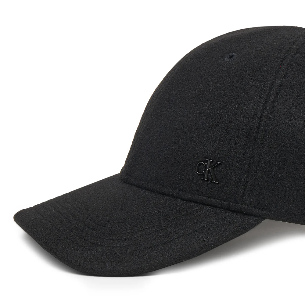 CALVIN KLEIN FELT w METAL PLAQUE CAP LV04D5054G 3