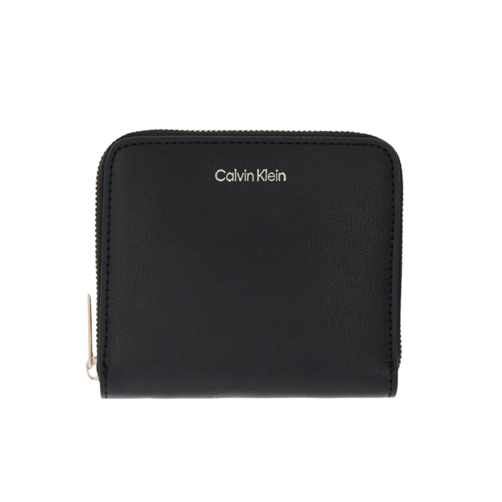 CALVIN KLEIN FOIL LOGO MEDIUM ZIP AROUND LV04F1120G 1