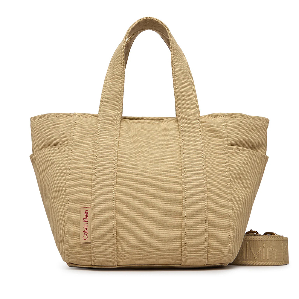 CALVIN KLEIN WEBBING STRAP CANVAS SMALL TOT LV04F3384G 1