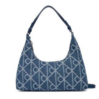 CALVIN KLEIN EMBLEM AOP DENIM SHOULDER BAG LV04F3431G