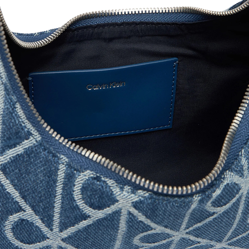 CALVIN KLEIN EMBLEM AOP DENIM SHOULDER BAG LV04F3431G 3