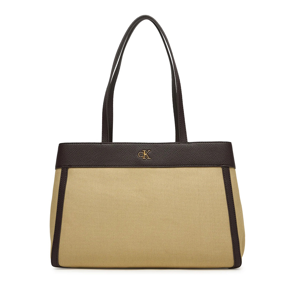 CALVIN KLEIN CK CANVAS MEDIUM TOTE LV04F3503G 1