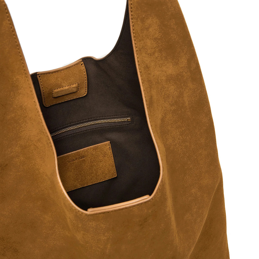 CALVIN KLEIN SLOUCHY SUEDE LEATHER MEDIUM B LV04F3597G 4