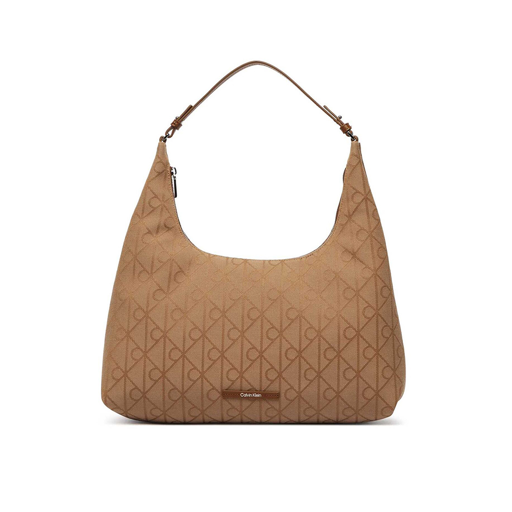 CALVIN KLEIN EMBLEM JACQUARD SHOULDER BAG LV04F3635G 1