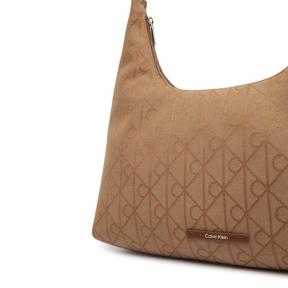 CALVIN KLEIN EMBLEM JACQUARD SHOULDER BAG LV04F3635G 3