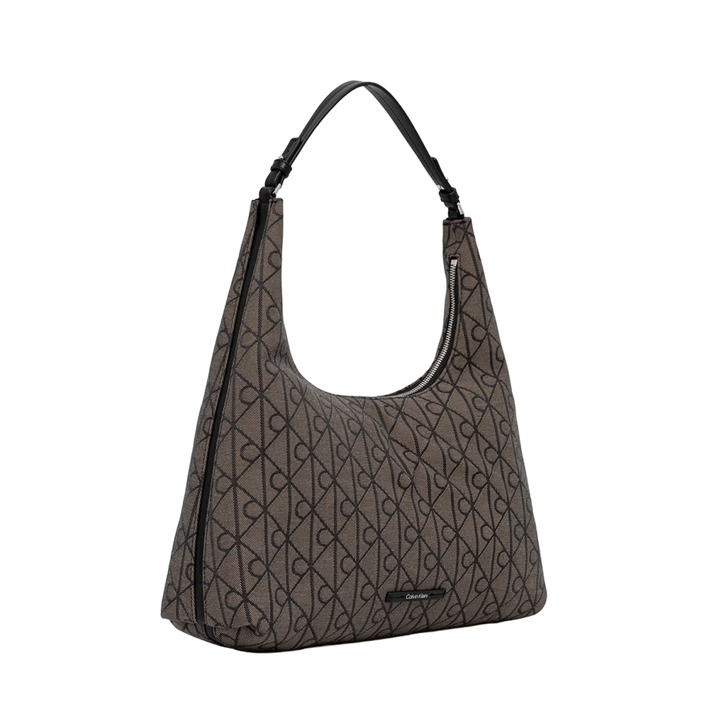 CALVIN KLEIN EMBLEM JACQUARD SHOULDER BAG LV04F3635G 2